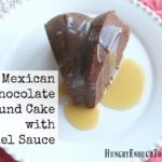 My favorite Mexican dessert flavors inspired this cake: it's rich with coffee, cinnamon, chili powder and a warm caramel sauce!