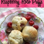 Flaky, pastry pouches hold a melty filling of raspberries and Rolo candies!