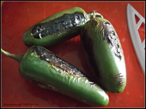 My jalapenos smoked and blistered.