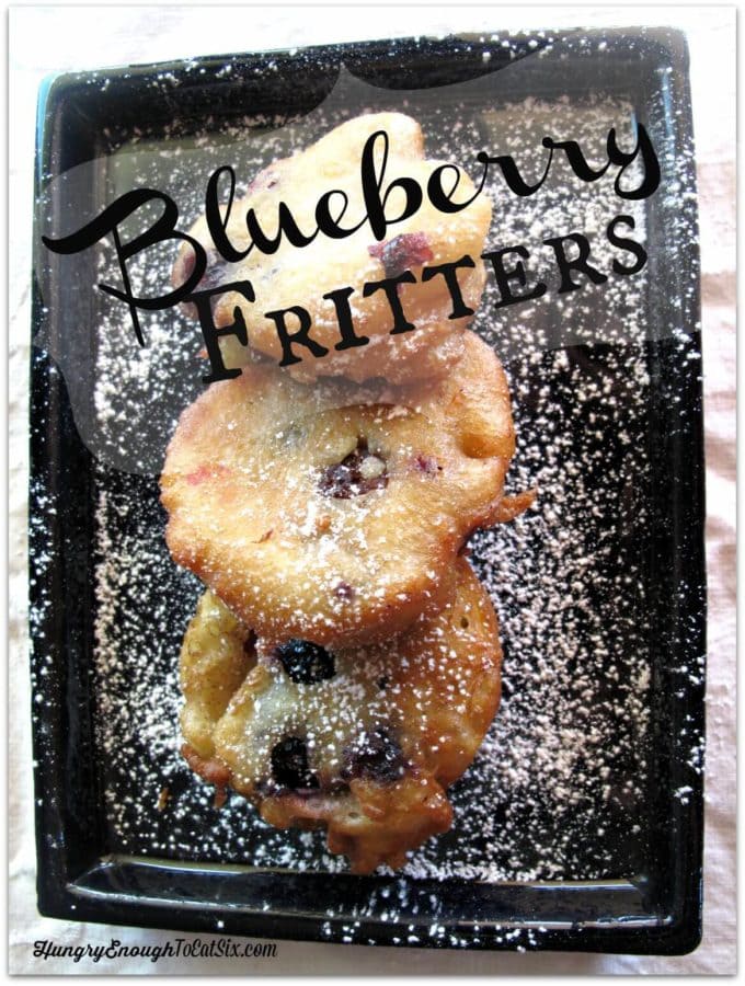These Blueberry Fritters taste like a cross between pancakes and fried dough