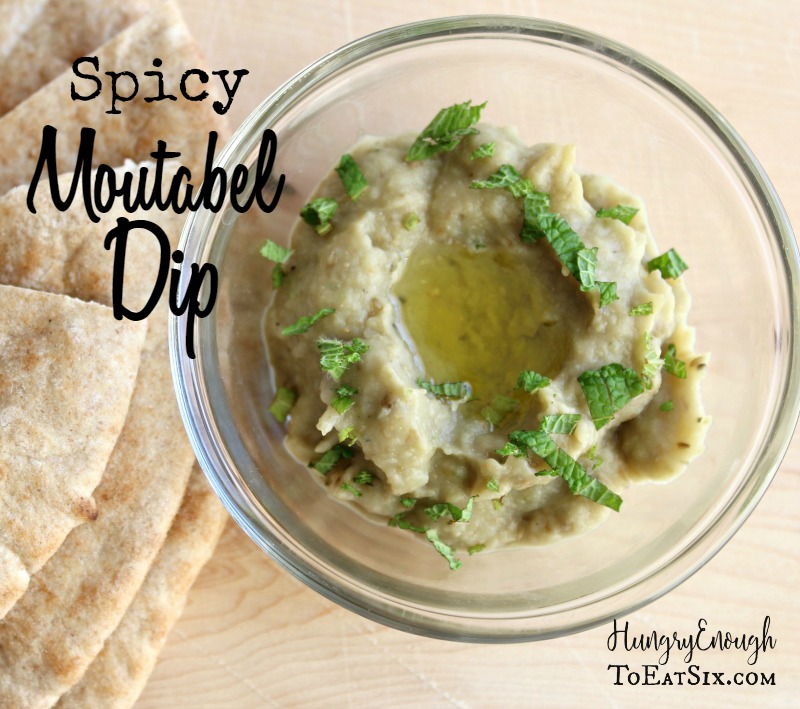 Moutabel is a yummy dip made from roasted eggplant and tahini. Extra flavor is blended in with ingredients that can include garlic, lemon juice, hot peppers or pomegranate seeds. 