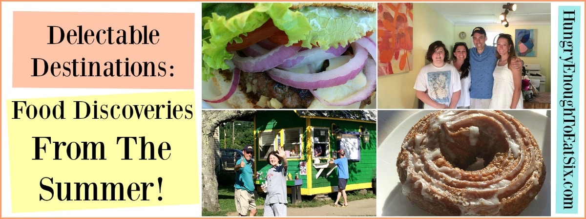 Food Discoveries From The Summer! Though we are now in the cool, crispy days of fall, I have been reflecting back on the food discoveries and adventures we had this summer. Local eateries, creative bakers and candy makers, and more!