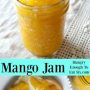 Image of a jar of Mango Jam.