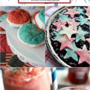 Make these festive and yummy Red, White & Blue Desserts for your 4th of July Table!