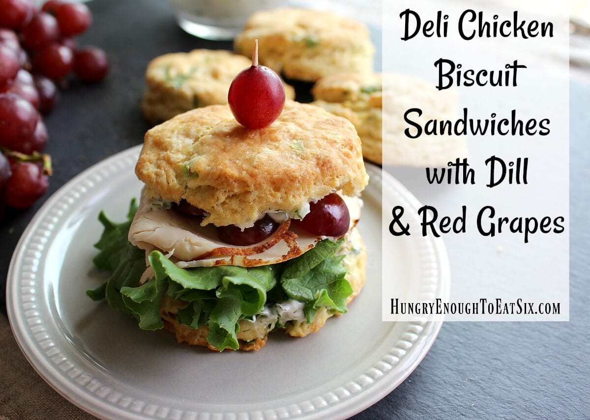 These savory sandwiches feature McKenzie Natural Artisan Chicken Breast with fresh red grapes and a dilly dressing.
