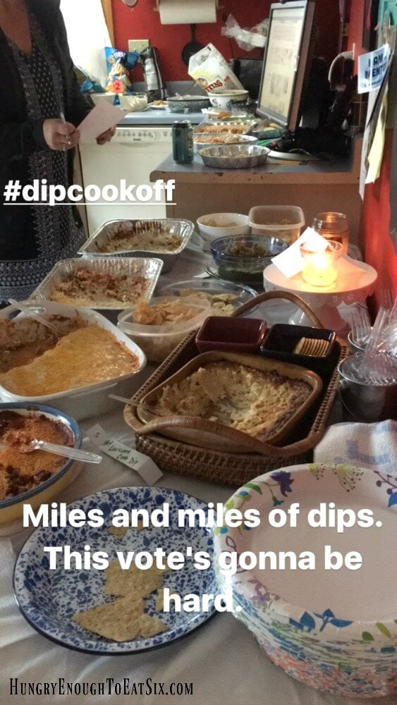 Our latest cook-off theme was Dips! A whole range of savory dips, hot dips, cold dips, even a sweet dip. But which dips took home the gold? Check out this post and see!