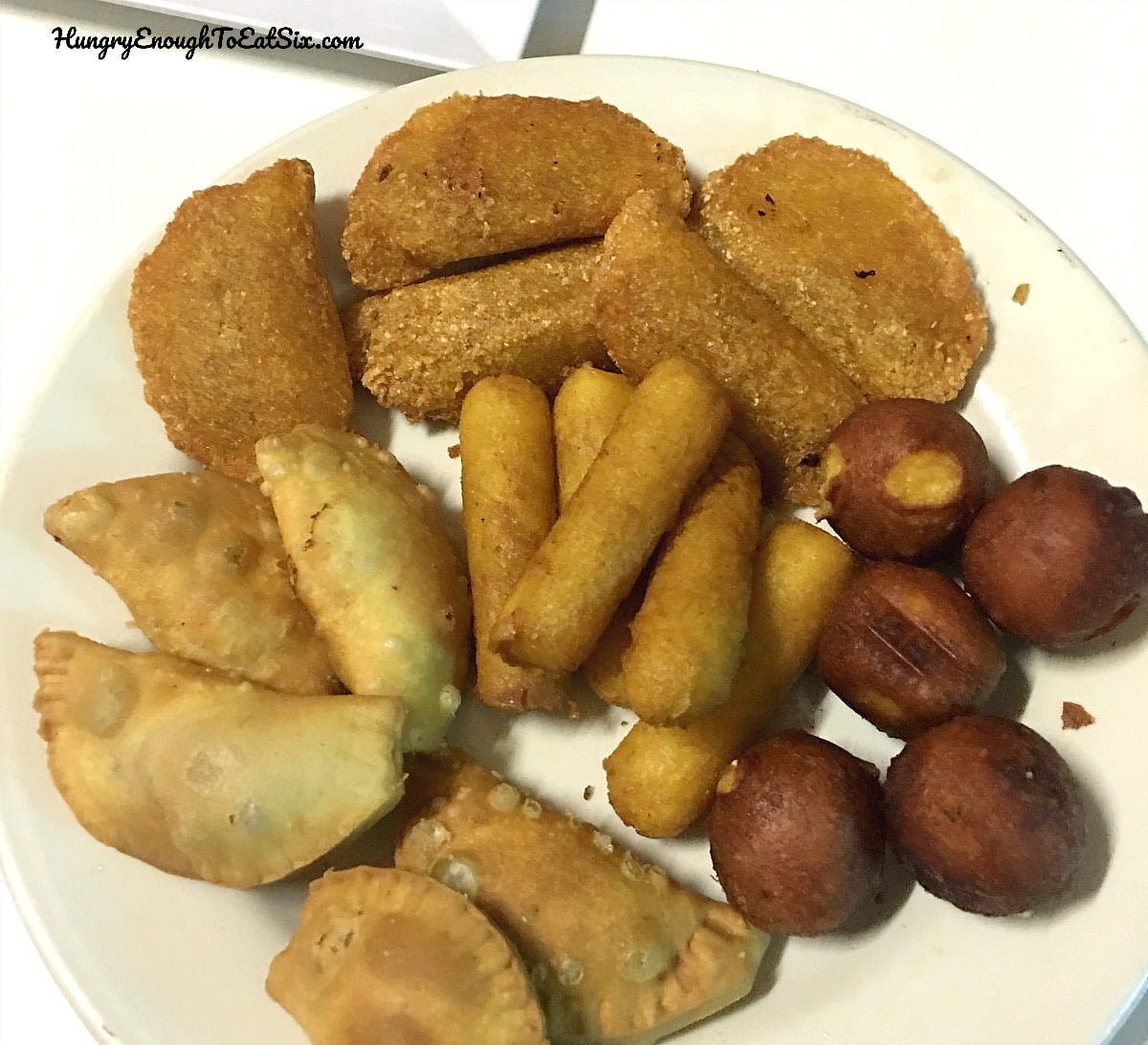 Various fried appetizers