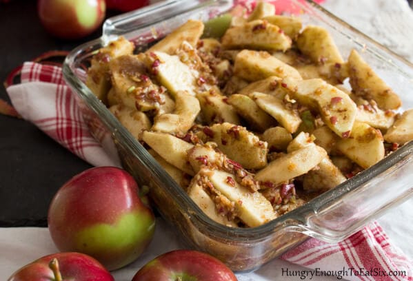 Warm or chilled, this is a sweet and chunky applesauce full of spices and a perfect little bite of fall. 