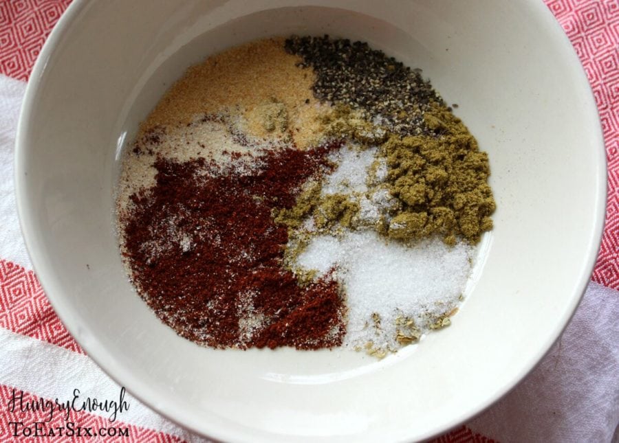 Image of spices for ground beef