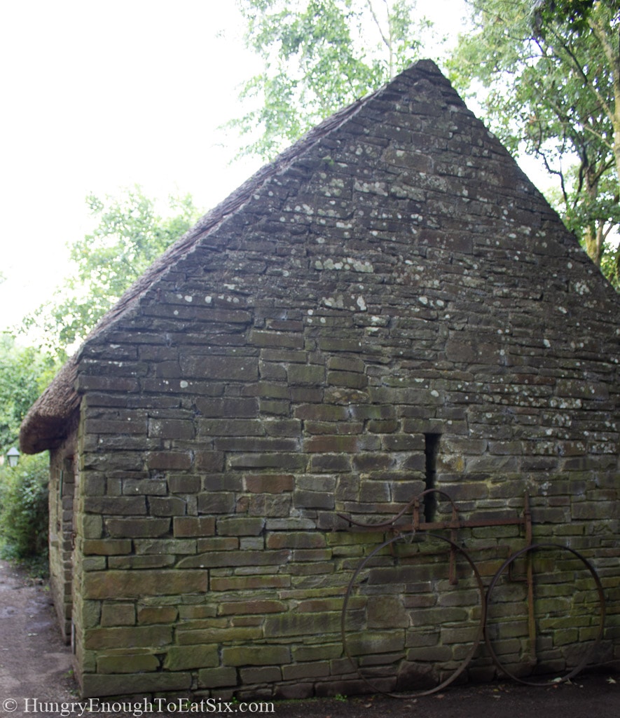 Image of stone building on grounds of Bunratty Castle