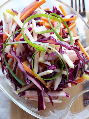 Coleslaw in a bowl