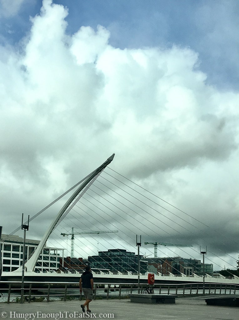 Sameul Beckett bridge in Dublin, Ireland