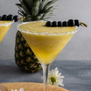 Two pineapple cocktails