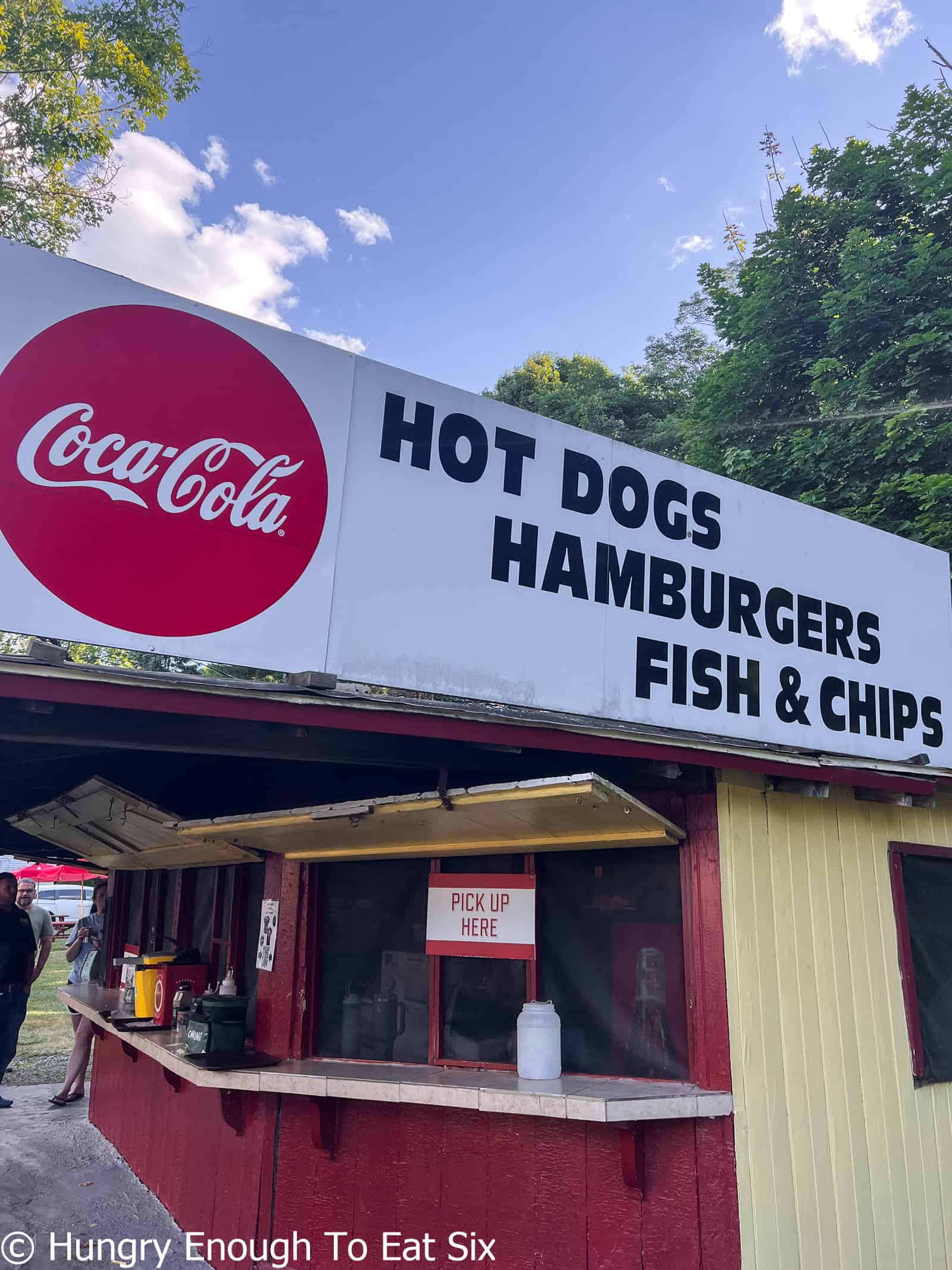 The Art Bradish snack bar, a central MA hot dog joint.