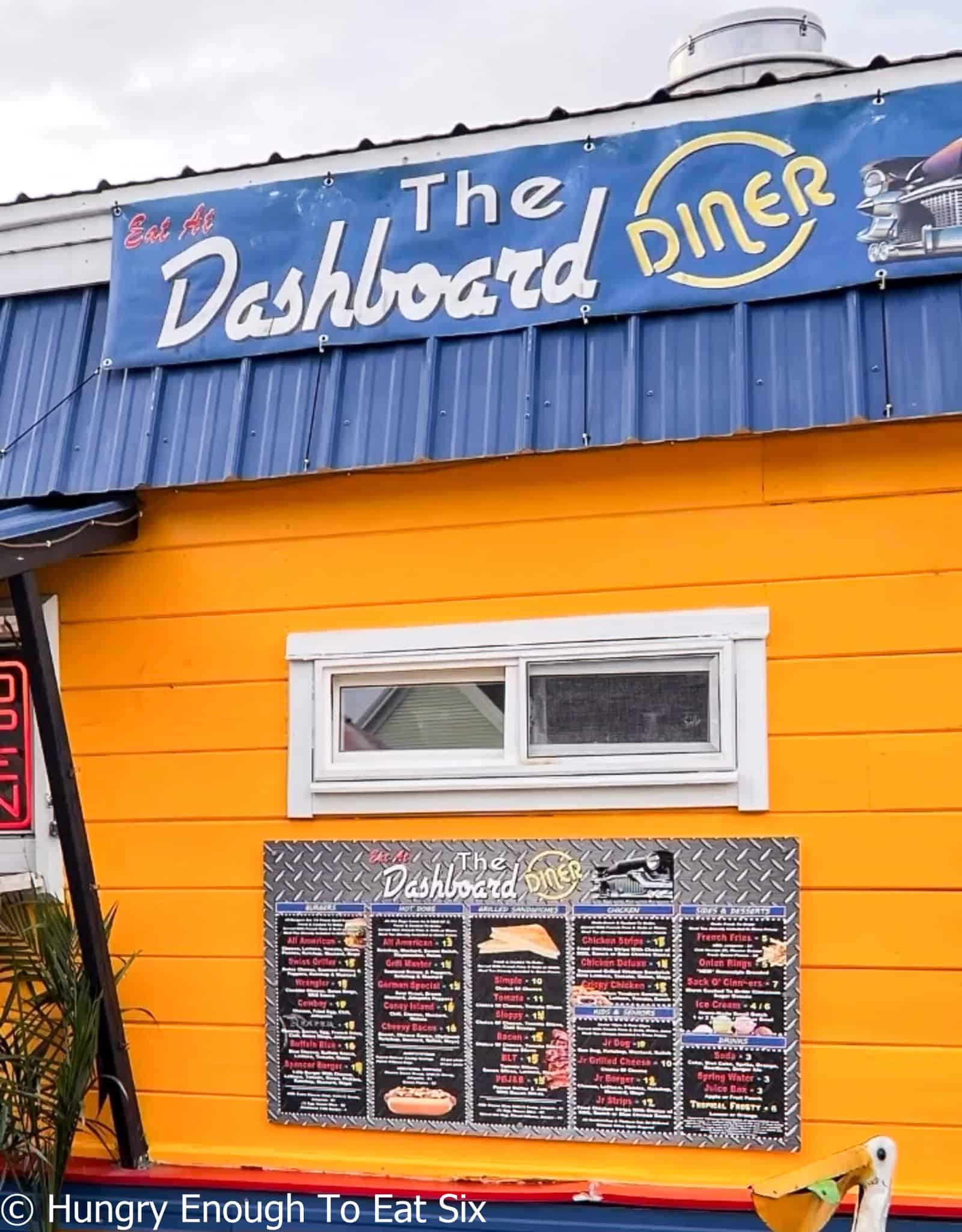 Yellow Dashboard Diner, a central MA hot dog stand.